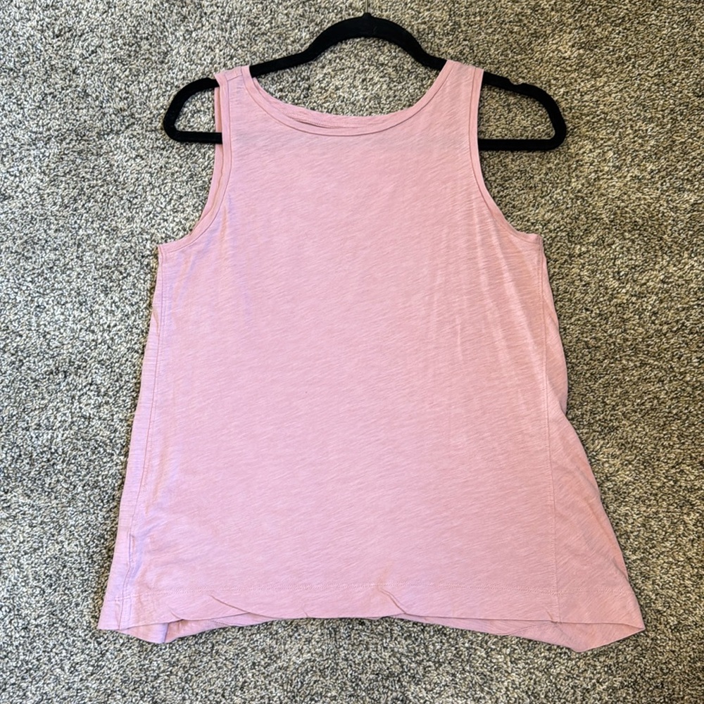 LOFT Pink Sleeveless Tank Top